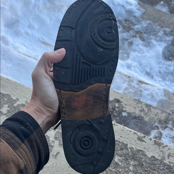 Like new Harley-Davidson Dark Brown Leather Boots - Picture 10 of 16